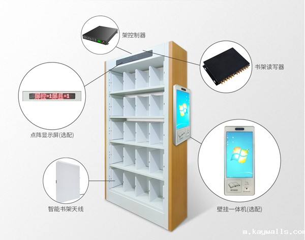 智能书架,RFID,高频书架天线,高频书架读写器,智慧图书馆设备