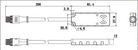 高频中功率长条读写器